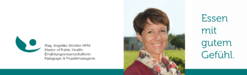 Mag. rer. nat.. Angelika Stöckler - Ernährungswissenschfterin, Pädagogin, Projektentwicklerin, Master of Public Health